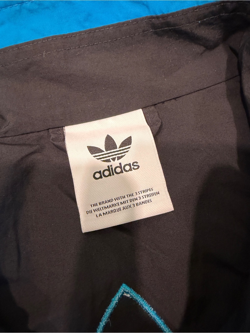 Vintage Adidas Originals Colorblock Windbreaker Track Jacket Trefoil Medium - Picture 6 of 12